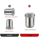 Maxcook MCTG0856 Boîte repas verticale isotherme étanche en acier inoxydable 316 avec large ouverture - 1,5 L image 7