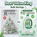 Tokky 2000ml Concentrated Bubble Solution Refill - Makes 5 Gallons, Safe & Non-Toxic, Compatible with Bubble Machines, Guns, Wands, Summer Outdoor Party Essential for Kids image 8