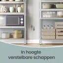SONGMICSHOME  5-Laags Stellingkasten Set van 2, Stalen Opbergrek voor Garage, Schuur, 30 x 75 x 150 cm, Zilver image 6