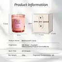 Zooly Bougie parfumée Amber Time - Fleurs de soie (rose), 100 g, 1 pièce image 2