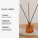 Zooly Embossed Cup Reed Diffuser - Yellow Baltic Amber, 100ML, 1 Set image 1
