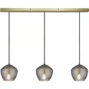 Suspension ORBIFORM 3-Spot verre et métal laiton IP20 E14 - Nordlux, Intérieur image 1