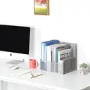 Senhoglb Porte-revues A4 en métal de bureau, Argent, Offre annuelle, Sélection cadeaux top image 4