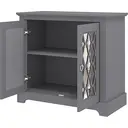 Galano Novara 2 Door Sideboard – Modern Storage Cabinet with Adjustable Shelves, Freestanding Console for Living Room, Hallway & Kitchen – Cool Grey image 0