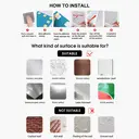 7pcs PVC mirror stickers, interlocking diamond-shaped mirror stickers, multi-piece pack of silver mirrors, self-adhesive high-definition living room mirror, entryway bathroom personalized artistic decorative mirror (4.8-16.5cm) image 5