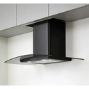 CDA ECP72BL 70 cm Curved Glass Chimney Cooker Hood – Black – Energy Class D image 2