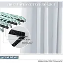 PONY DANCE Blackout Curtain with Eyelet, 1 Panel W132xL210cm (W52xL84inch), Greyish White image 6