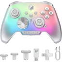 BIGBIG WON Rainbow 3 draadloze controller 2000 Hz pollingsnelheid capacitieve joystick 16 mechanische knoppen 14 aanpasbare RGB-lampen 6-assige gyrosensor schakelbare Hall-/microschakelaar-trigger 3,5 mm audioaansluiting gamepad voor pc/Switch2/iOS/Android image 0