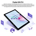 DOOGEE U10 Android 10" Tablet 16GB RAM 128GB ROM， 1TB Expandable Storage， Bluetooth 5.0， Wi-Fi 6， 1280x800 HD IPS Display， OTG， Type C， 3.5mm Headphone Jack， Grey image 5