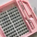 MeoMagic F29 Kit d'extensions de cils avec pince et colle - 120 pièces image 0
