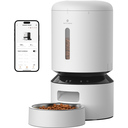 Petlibro Granary Smart Feeder - 5L， White， Automatic Feeding， App & WiFi Control， Suitable for Dogs and Cats， Portion Adjustable， Plug-In Power Supply Required image 0
