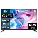 CHiQ U50QP9K 4K Smart QLED Roku TV HDR10 HLG， Dolby Audio， Works with Alexa， DVB-T2/T/C， Support Apple Air-Play， Prime Video， HDMI2.1， USB2.0 image 0