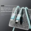 PAVAREAL Q51PD27W Zinc Alloy Fully Compatible Super Fast Charging Data Cable Blue image 2