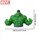 1pc Marvel Green Hulk Money Box Officially Licensed 3D PVC Figurine Piggy Bank Coin Bank Collectible Desktop Organizer Home Decor Waterproof Shatter-Resistant Savings Jar Gift image 1