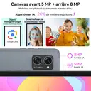 Tablette TABWEE T20 10,1 pouces, 24 Go (8 + 16) de RAM + 256 Go de ROM/2 To TF, Gemini AI, processeur T606 octa-core + appareil photo 8 Mpx, batterie 5 000 mAh, Widevine L1, tablette 2-en-1 avec clavier/souris/stylet image 3