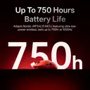 RAPOO VT2 MAX Wireless Gaming Mouse, True 8K Wireless Polling Rate, 53g Lightweight, Up to 750 Hr Battery, Nordic nRF54L15 MCU, 120-Million Optical Switch, 10 Programmable Buttons, Macro Enabled - Red image 5