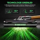 Daynee Aspirateur sans fil 65 kPa/70 min avec écran, tuyau de 1 m et brosse anti-enchevêtrement, HEPA x 4 image 7