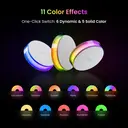 Yeelight Vega RGB-Nachtlicht, Stimmungslicht mit Bewegungssensoren – 11 voreingestellte Effekte, magnetisch, wiederaufladbar über USB-C (Typ C) für Wohnzimmer, Schlafzimmer und Spielzimmer image 3