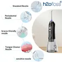 H2ofloss toothbrush, oral water jet, dental water jet, high-pressure cleaning, 300ml large water tank, 5 modes, 2500MAh, IPX7 waterproof image 2