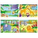 Galt 4 Puzzles in a Box Jungle Animal Jigsaw Puzzles for Kids image 3