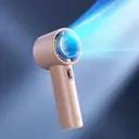 JISULIFE Pro1 Turbo ventilateur portable à affichage LED - Rose image 4