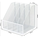 Senhoglb Porte-revues A4 en métal de bureau, blanc, Offre Nouvel An, Idées cadeaux top image 1