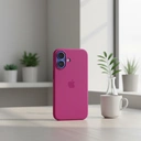 Apple Coque en silicone MagSafe pour iPhone 16, fuchsia image 4