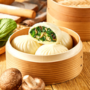FRESHASIA Chinese Bun with Mushroom and Bok Choy Filling 480g image 2
