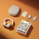 Baseus Inspire XH1 Casque sans fil à réduction de bruit - coloris Starlight (blanc cassé) image 7