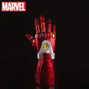 1pc Marvel Iron Man Infinity Gauntlet Piggy Bank Officially Licensed Coin Bank Figurine Money Box Savings Jar Cute Cartoon 3D PVC Stereo Collectible Desktop Organizer Home Decor Waterproof Shatterproof Decorative Gift image 5
