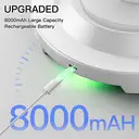 Homelist 2 Pack Motion Sensor Lights Indoor New Upgraded, 500LM 8000mAh LED Ceiling Lights with Remote Control, Battery Powered Rechargeable Lights for Shed Loft Bedroom Garage Porch Hallway Stair image 2