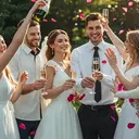 Yuejia Lot de 200 pétales de roses artificielles en soie - Rouge image 5