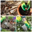 FLORA GUARD Bulb Planter with Depth Mark - Ideal Bulb Transplanter for Planting (Green) image 7