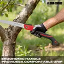FLORA GUARD 10 Inch Folding Pruning Saw, Quality SK-5 Steel, Soft Grip Hand Saw for Wood Gardening Camping Bushcraft image 2