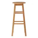 Maison by Premier Bar Stool Selby Rubberwood Natural image 0