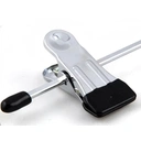 ANQI Pants Hangers with Clips, Metal Hanger with Adjustable Clips, Silver, 20 Pack image 3