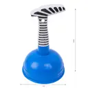 Blue TPR Plunger with 12cm Diameter Head and 12cm Plastic Handle, Durable Suction Tool image 4