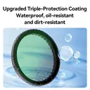 ochama x J.ZAO Action Filter Kit for DJI Action 3/4/5PRO - 4-Piece Set with CPL Polarizer & ND8/16/32 Filters - Camera Accessories image 8