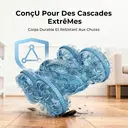 Voiture jouet télécommandée Tokky Entièrement étanche à l'eau Transmission intégrale Rotation à 360° Lumières colorées Chargement USB Amphibie QX014 image 6