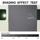 PONY DANCE Stores occultants avec œillets, lot de 2, W 140 x L 145 cm (W 55 x L 57 pouces), gris image 3