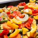 Chef Aid Non-Stick Steel Roasting Tray, Measuring 36.5 x 24.5 x 5.5 cm Approx with Deep Sides Making This a Ideal Roasting Tin, use for Meat, Vegetables, Sides and More, Grey image 2