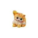 JU7CER 1pc Adorable Kitten-shaped Incense Holder Ceramic Aromatherapy Burner Creative Home Decor Ornamental Piece Home Zen Tea Ceremony Incense Burner Kung Fu Little Yellow Cat - Stick Incense image 2