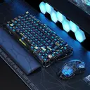 GravaStar Mercury M2 Transparent - Wireless Gaming Mouse, 26,000 DPl, 79g Ultralight, PAW3395, 5 RGB Modes, 5 Buttons, Tri-Mode (2.4GHz/Bluetooth/Cable) for PC & Mac - Transparent Black image 9