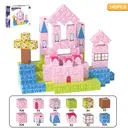 XINQIYUAN Qiyuan Jouet Éducatif Blocs de Construction Château Rose Monde Magnétique 2.5cm 145pièces [Mélange aléatoire – Couleurs issues uniquement de la photo principale] image 1