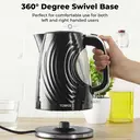 Tower Sonar Textured Kettle, 1.7L, Large Viewing Window, Rapid Boil, 3000W, Black - T10083BLK image 5