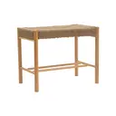 Interiors by Premier Stool Bandar Beech Wood & Hemp Rope Natural image 2