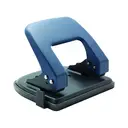 M&G Perforatrice 2 Trous, Capacité 20 Feuilles, Perforateur en Acier Inoxydable Robuste, Perforatrice de Bureau à Effort Réduit pour Organisation de Documents, Bleu image 0