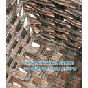 KEVAHOME Lot de 2 paniers à déchets en polypropylène aspect rotin - marron foncé - 10 x 10 x 11 pouces H image 8