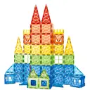 XINQIYUAN Qiyuan Jouet Éducatif Set de Blocs de Construction Dalles Magnétiques 7.5cm 60pièces Pièces de Construction Diamant Magnétiques [Mélange aléatoire – Couleurs issues uniquement de la photo principale] image 2