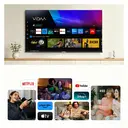 Hikers TV intelligente 43 pouces FHD WiFi VIDAA sans bordure avec triple tuner DVBT/T2/S/S2/C, 3 × HDMI, 2 × USB, CI+, commande vocale et applications de streaming image 4